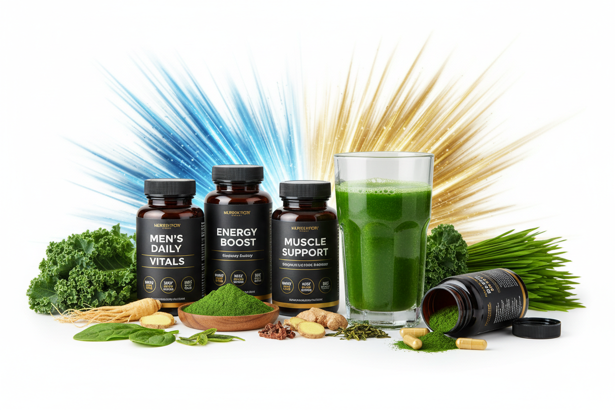 Energize Your Day: Men’s Vitamins, Organifi Green Juice Powder, and Endurance &amp; Energy Support