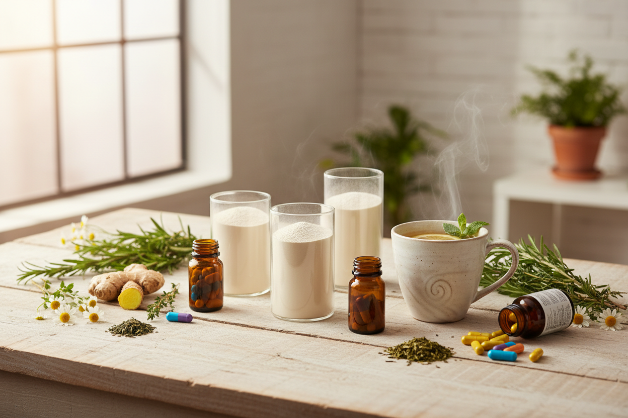 Holistic Wellness and Recovery with Collagen, Nutraceuticals, and Tea