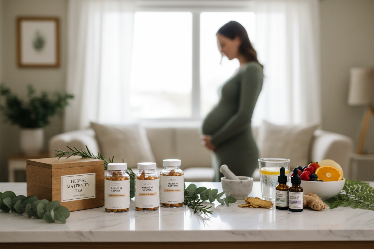 Prenatal Health and Daily Wellness with Prenatal Vitamins, Alternative Medicine, and Shelf-Stable Supplements