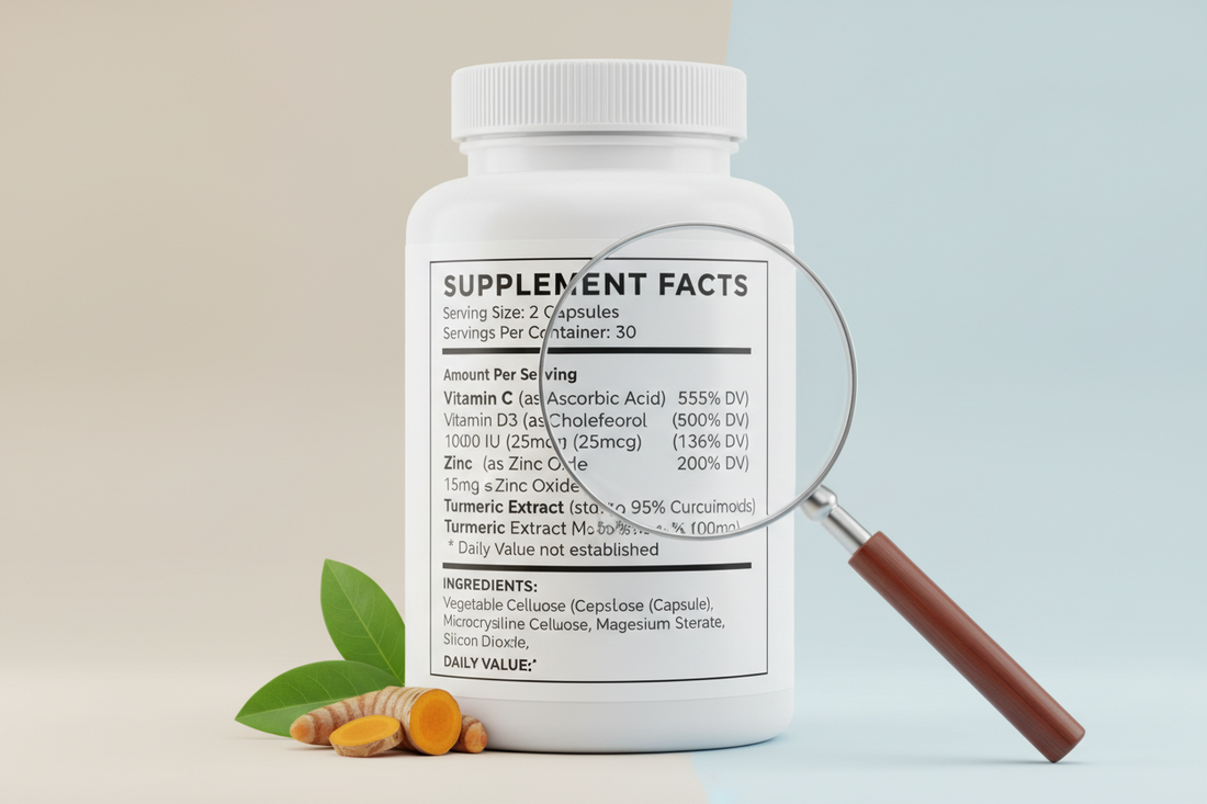 Understanding Labels on Health Supplements