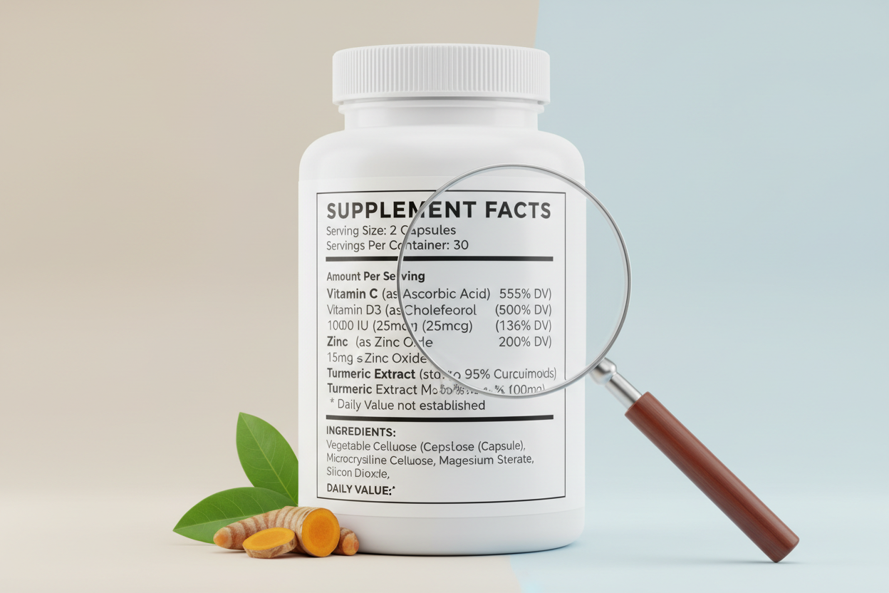 Understanding Labels on Health Supplements