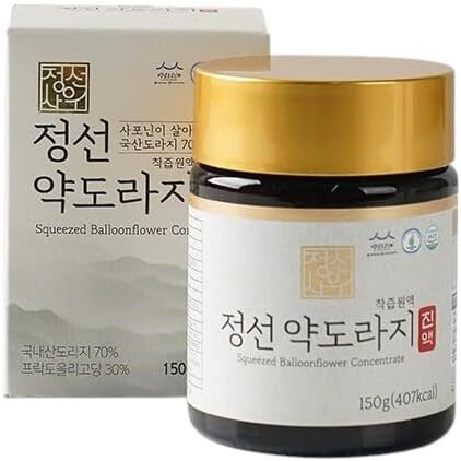 Korean Bellflower Root Extract (Doraji) Concentrate – Natural Plant-Based Concentrate for Throat Support, 150g