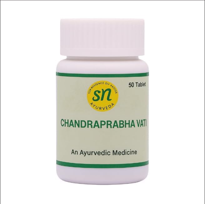 Chandraprabha Vati – 50 Tablets | Classical Ayurvedic Herbal Supplement for Urinary Wellness, Metabolic Balance & Vitality Support | Made with Guduchi, Guggulu & Shilajatu