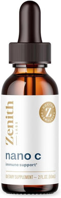 Zenith Labs Liquid Vitamin C Drops for Adults - Nano C Natural Immune Support Supplement, Vitamin C Liquid Supplement for Stronger Immunity - Nanotechnology Micro C Particles for Fast Absorption