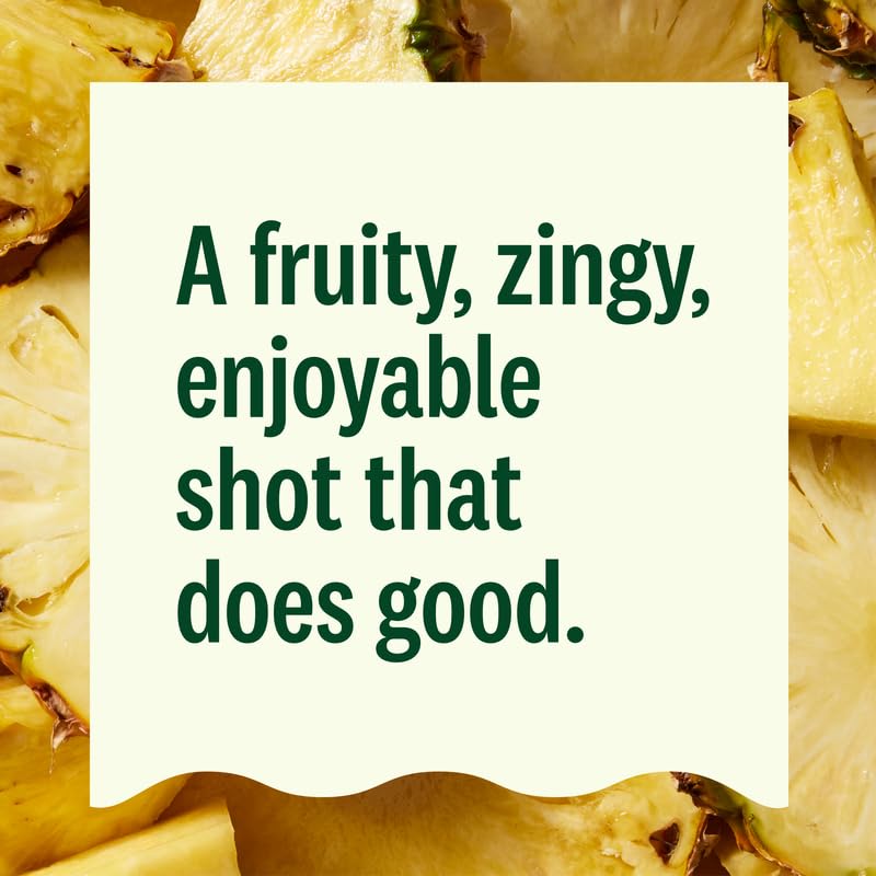 Suja Organic Digestion Shot with Ginger and Apple Cider Vinegar | Immunity Boost & Digestive Support | Functional Shots | Cold-Pressed Juice with Live Probiotics | Plant-Based & Gluten-Free