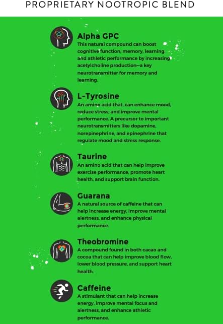 Fully Loaded Alpha Fuel Nootropic Pouches (Wintergreen Fuel) - Nootropic Energy Pouches with Caffeine, Alpha GPC, Tyrosine, Taurine, Guarana and More