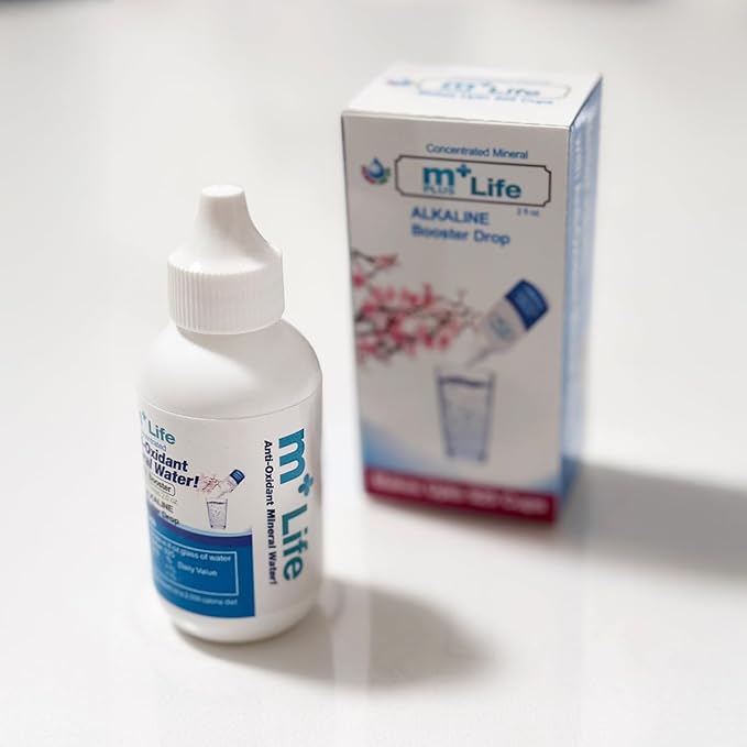 Mplus Life Balance Your pH, Antioxidants Alkaline Mineral Drops, Single 2.0 Oz Pack, Portable, Yields 925 Cups of 8 oz of Alkaline, antioxidant Water, Unflavored, pH Balance