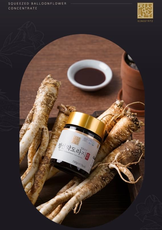 Korean Bellflower Root Extract (Doraji) Concentrate – Natural Plant-Based Concentrate for Throat Support, 150g