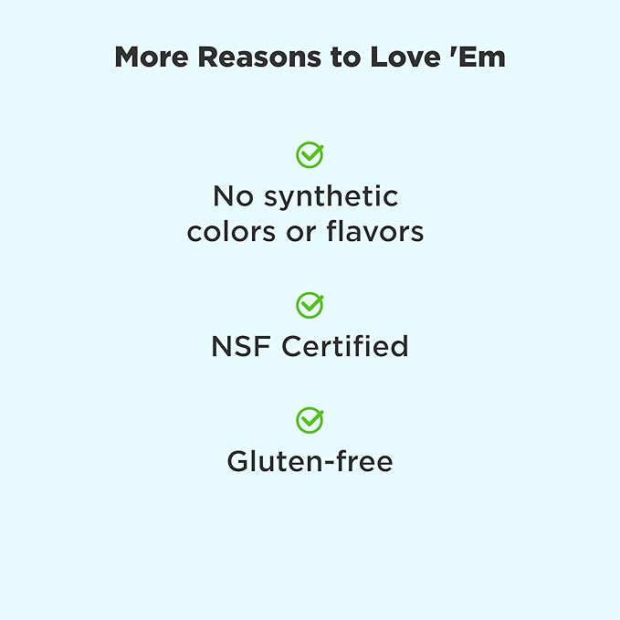 OLLY Hello Happy Gummy Worms, Mood Balance Support, Vitamin D, Saffron, Adult Chewable Supplement, Gluten Free, Tropical Zing - 90 Count