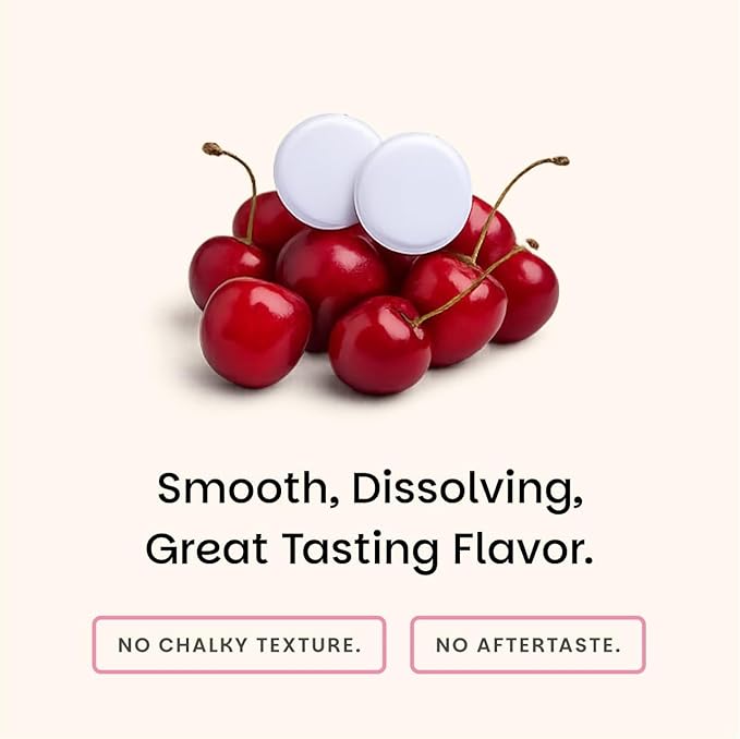 EZ Melts Dissolvable B12 2,500 mcg - Vitamin B12 for Energy & Immune Support - Non-GMO, Vegan & Gluten-Free - Red Cherry - 180 Sublingual Tablets (180 Servings)