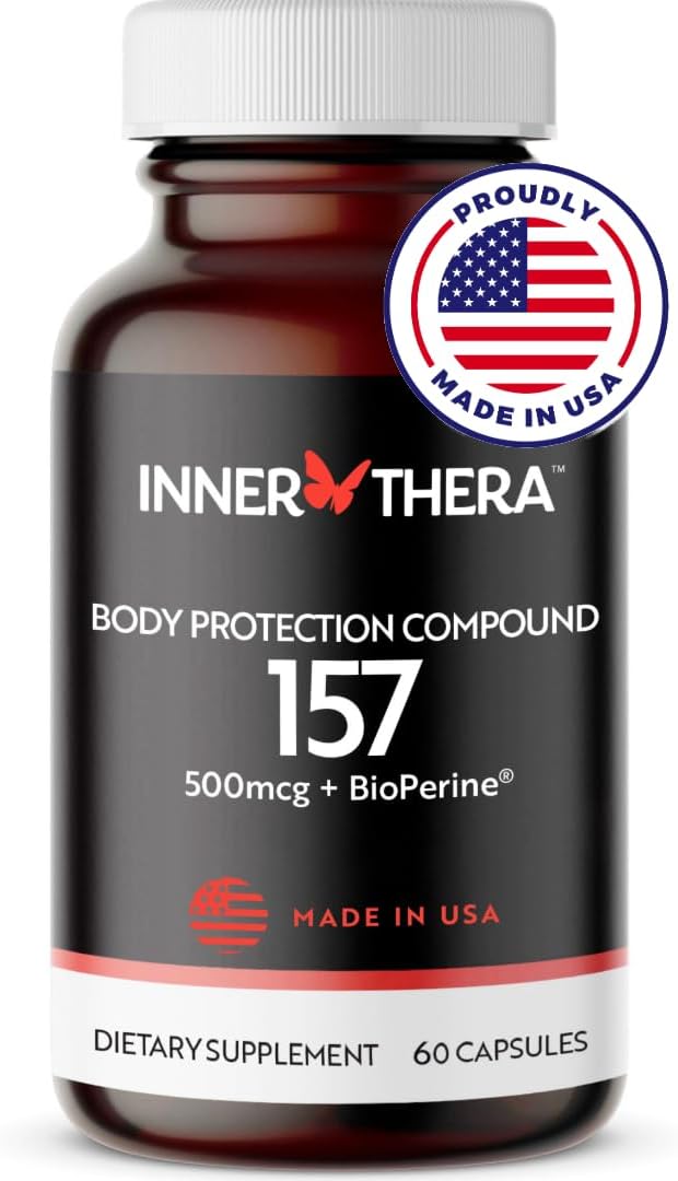Extra-Strength BP-C 157 Capsules - Advanced Peptide - 500mcg (Proudly Made in USA) - 2 Month Supply - Muscle Health - Tissue Health - Gut Health - Rapid Recovery - Strength and Wellness - 60 Capsules
