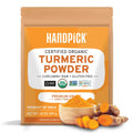 HANDPICK, Organic Turmeric Powder with Curcumin (397g/14oz) Gluten Free | Made from Turmeric Root | Raw Turmeric Powdered from India