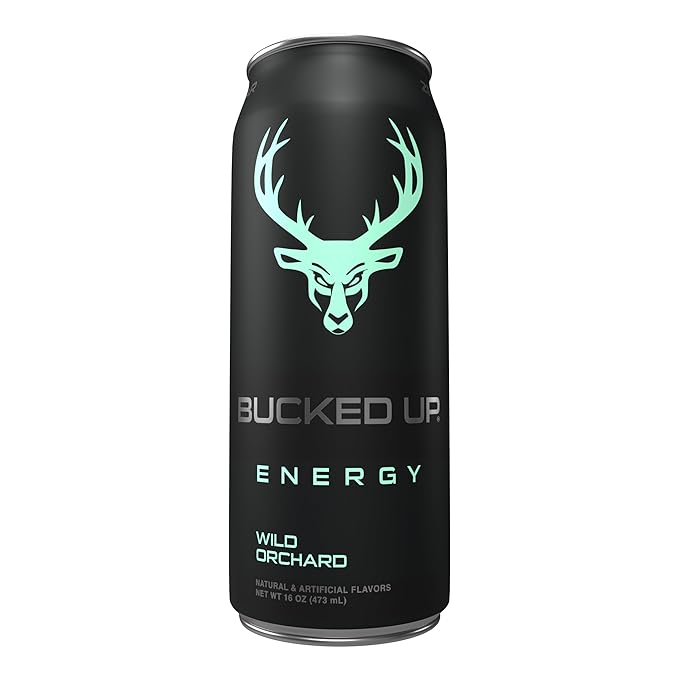 Bucked Up Energy Drink 300mg (Wild Orchard) (12 CT)