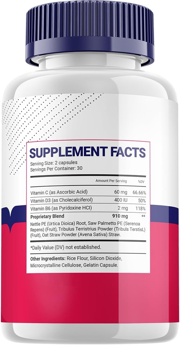 EZ Prostate Supplement for Men – EZProstate Pills Advanced Formula Supplements EZ Prostate for Men Health Supplement, Reviews (3 Pack - 180 Capsules)