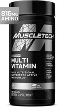 MuscleTech Platinum Multivitamins for Men & Women - Multi-Vitamin Supplement for Immune Support - 18 Vitamins & Minerals, Vitamin A C D E B6 B12 - Daily Workout Supplements for Men - 180 Capsules