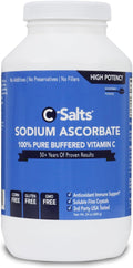 C-Salts Pure Sodium Ascorbate Vitamin C Powder - Non-Acidic Sugar-Free Buffered Powdered Drink for Hydration & Immune Support - Antioxidant for Overall Wellness - Perfect for Drinks or Recipes - 24 oz