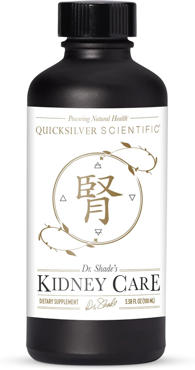 Quicksilver Scientific Kidney Care - Kidney Cleanse & Lymphatic Drainage Supplements - Astragaloside IV Extract, Zhu Ling, Goldenrod, Ferulic Acid, He Shou Wu & Dandelion Leaf (3.38oz / 100ml)