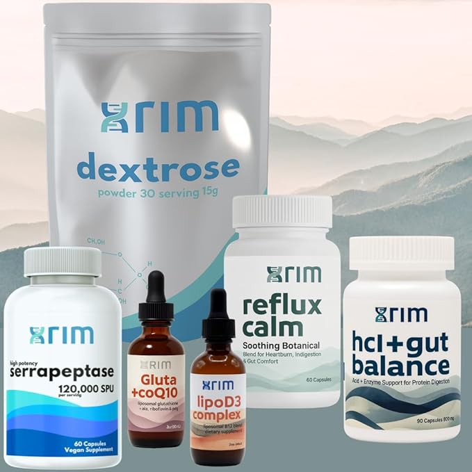 xrim LipoD3 Complex – Liposomal Vitamin D3 5000 IU + K2, Selenium & CoQ10 | High Absorption Liquid Supplement – 30 Servings (2oz)