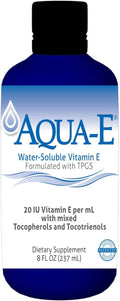 UNIQUE E A.C. Grace Company, Aqua-E Water-Soluble Vitamin E, Tocopherols & Tocotrienols, 8 fl oz (237 ml)
