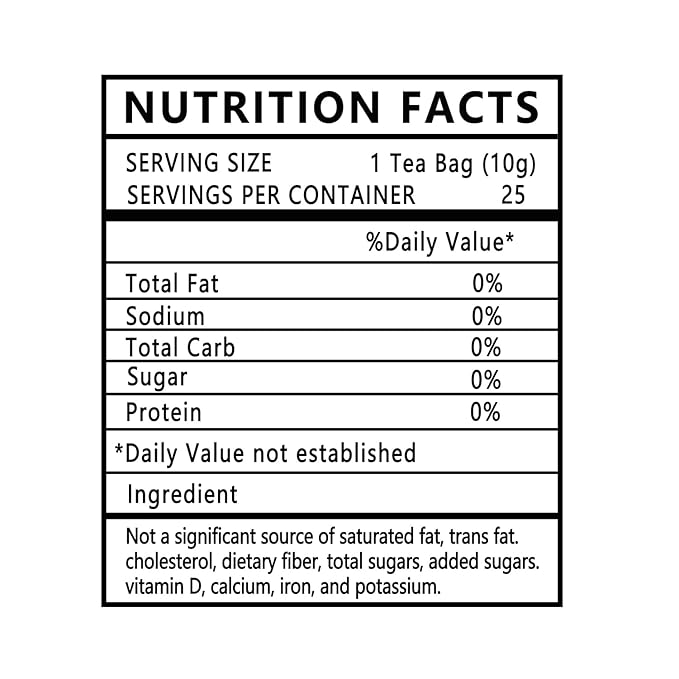 Ginseng Six Treasures Kidney Tea - Traditional Chinese Herbal Tea with Ingredients, Six Precious Herbs Formula (25 Tea Bags)