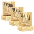 Varina Organic Eucalyptus Hemp & Tea Tree Bar Soap - Gentle Cleansing for Sensitive Skin, Herbal and Mint - 3 Pack