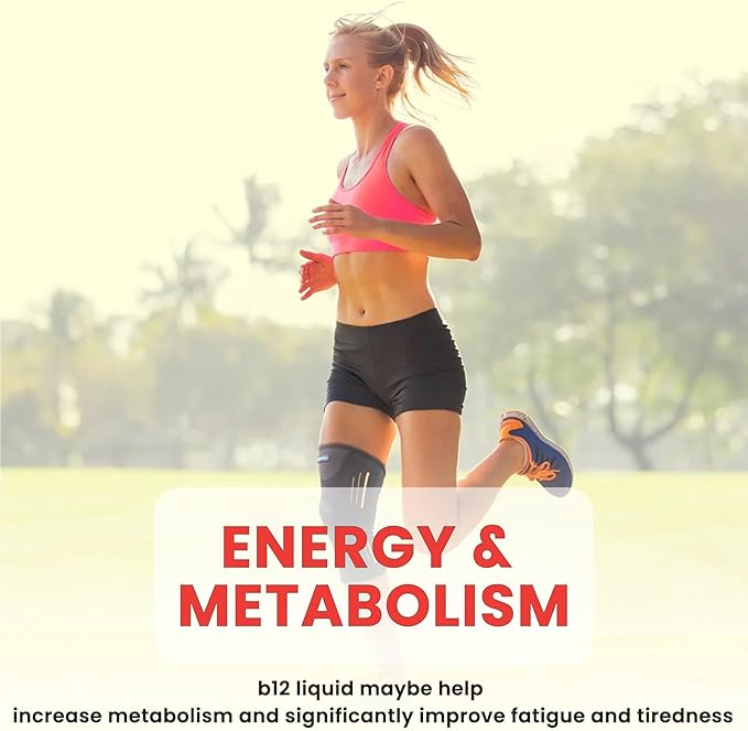 Vitamin B12 Liquid Drops Sublingual 10000 mcg, Triple B-12 Complex Supplement, Methyl & Methylcobalamin Blend for Women & Men, Mood & Energy Booster, Metabolism & Health Support, 2 Pack