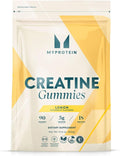Myprotein Creatine Gummies, 5g Creatine Monohydrate per Serving, Lemon, 90 Count, 18 Servings, Chewable Post/Pre Workout Strength & Recovery Sports Nutrition Supplement, Vegan, Non-GMO