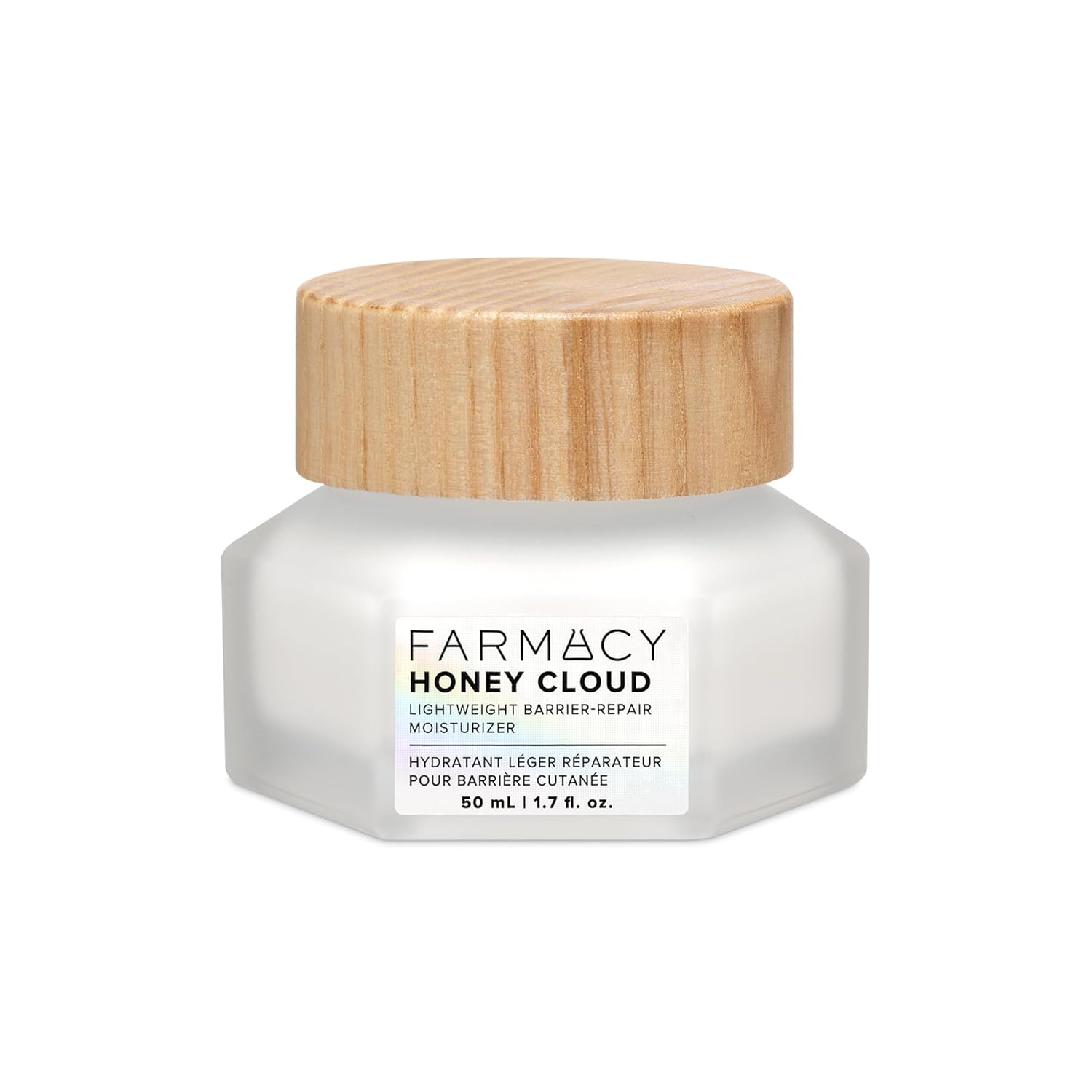 Farmacy Honey Cloud Lightweight Face Moisturizer - Hydrating Face Lotion Infused with Hyaluronic Acid, Peptides & Chamomile - Daily Facial Moisturizer for Oily, Sensitive, or Combination Skin (50ml)
