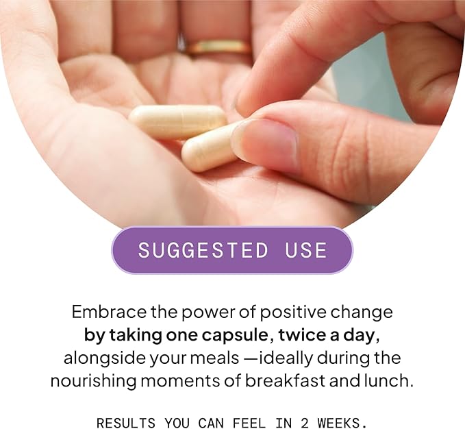 Healthy Weight Loss Supplement for Women, Vegan, Appetite and Craving Control, Fat Burner, Metaboilism Booster, Weight Loss Supplement, Metabolism and Mood Booster - 60 Units