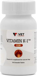 Vitamin K1 Chewable Tablets, 25mg, 50ct