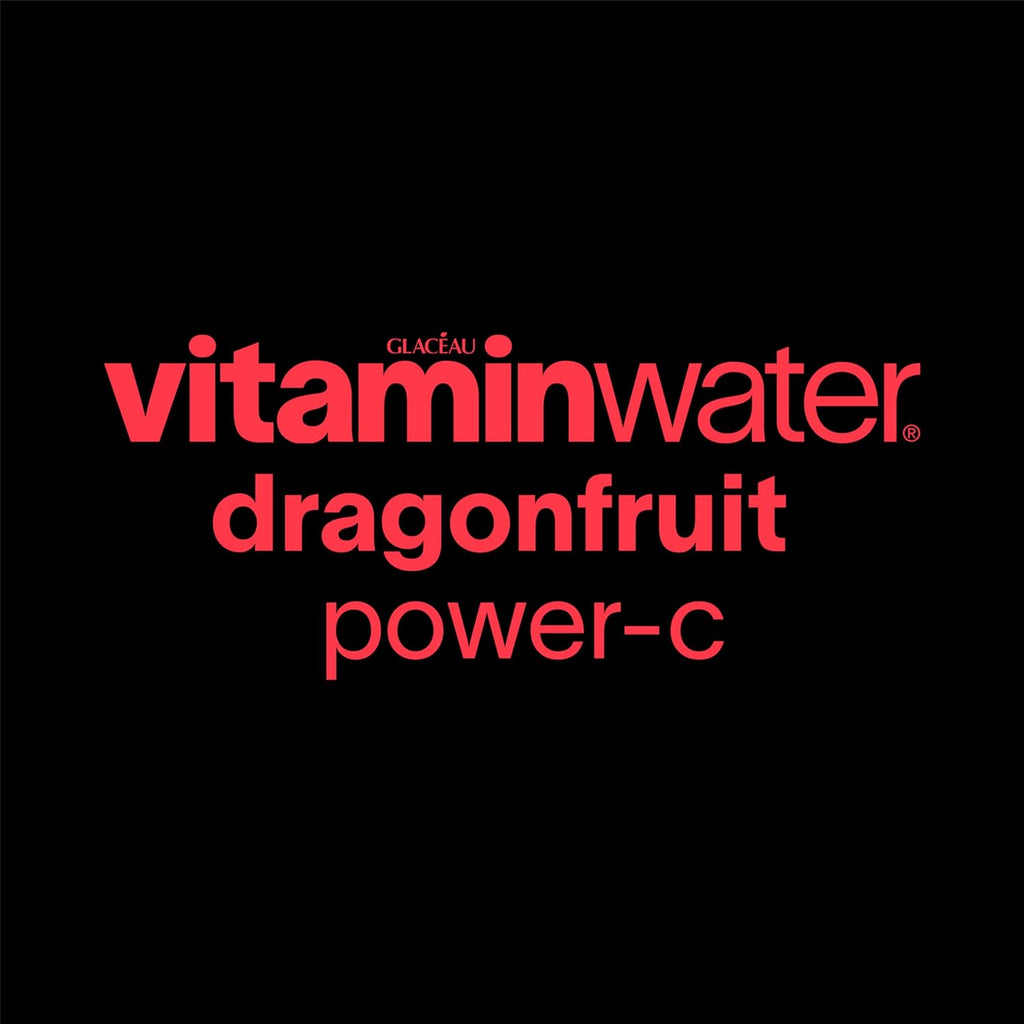 vitaminwater Power-C Dragonfruit Nutrient Enhanced Flavored Water Beverage, 20 fl oz Bottles, 12 Pack