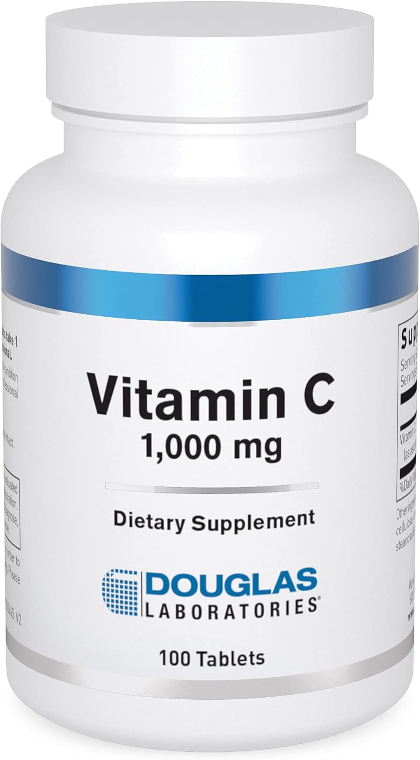 Douglas Laboratories Vitamin C | Water-Soluble Antioxidant Supplement to Support Immune Function and Normal Wound Healing* | 100 Tablets