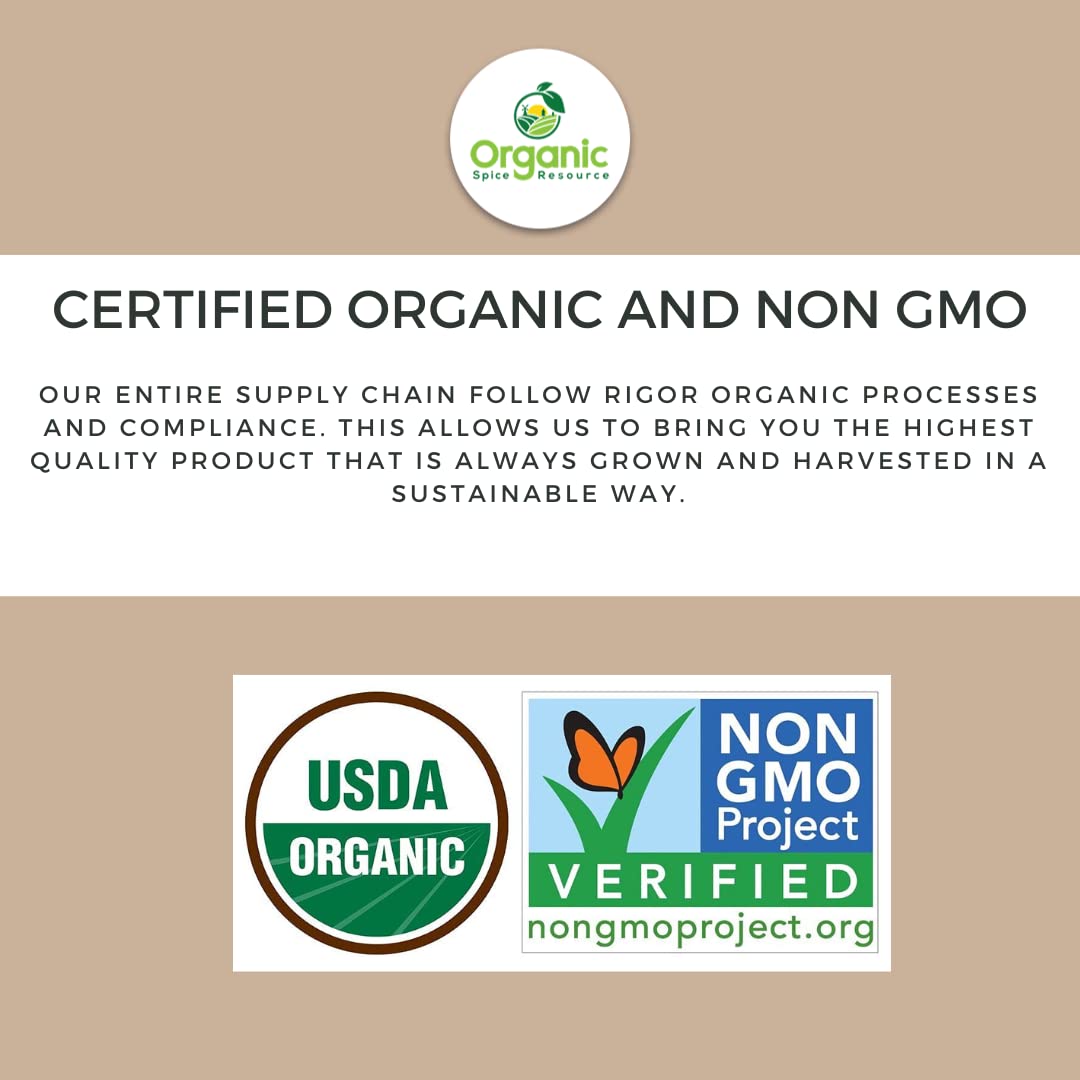 Organic Fenugreek Powder | 8 oz - 226g | USDA Organics and Non-GMO Verified Project Approved | Product of India | 100% Raw and Natural | Resealable Kraft Bag by SHOPOSR