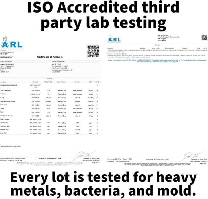 Dr. Westin Childs | Leptin Resistance Rx – Natural Leptin Sensitizer Support Supplement for Women & Men, Thyroid, Metabolic Health, Vitality, Energy, Focus with Glycosaminoglycans, Vitamin C - 60 ct