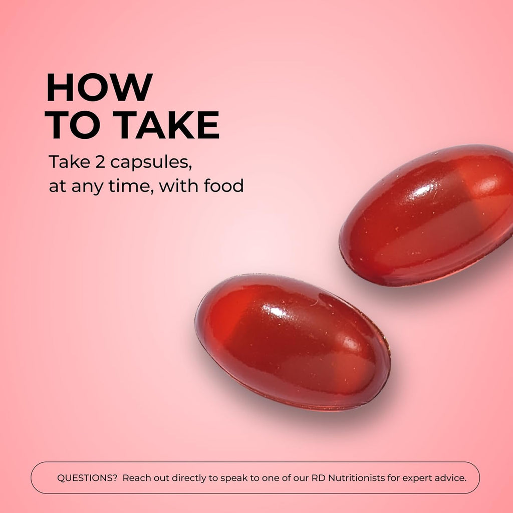 HUM Red Carpet - Skin & Hair Supplement - Black Currant Seed Oil for Glowing Skin & Strong Thicker Hair with Vitamin E & Omegas 3/6 - Hair Growth Vitamins for Women (60-Count)