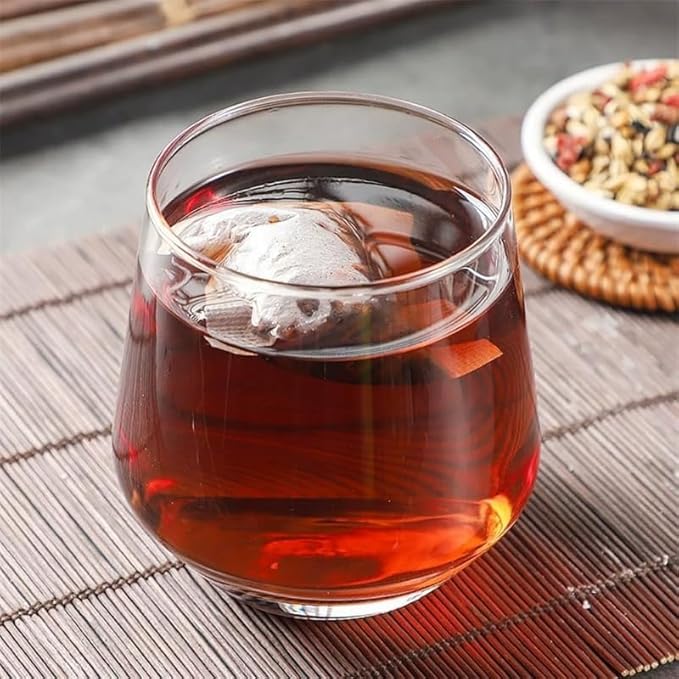 Ginseng & Mulberry Herbal Tea,Ginseng Five Treasures Tea, Kidney Formula Six Treasure Teas, Wolfberry Mulberry Herbal Goji Berry Red Date Teas Formula Traditional Chinese Blend (10bags)