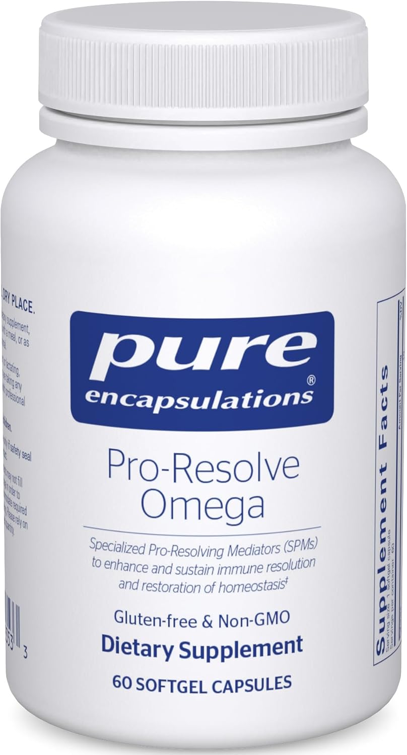 Pure Encapsulations Pro-Resolve Omega | Omega-3 Fatty Acids for Cardiovascular Health | 60 Softgel Capsules
