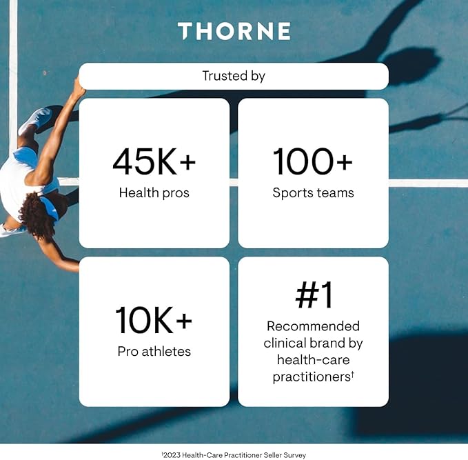 THORNE - Green Tea Phytosome - Antioxidant, Liver Protective, and Metabolic Benefits* of Green Tea Without The Caffeine - 60 Capsules