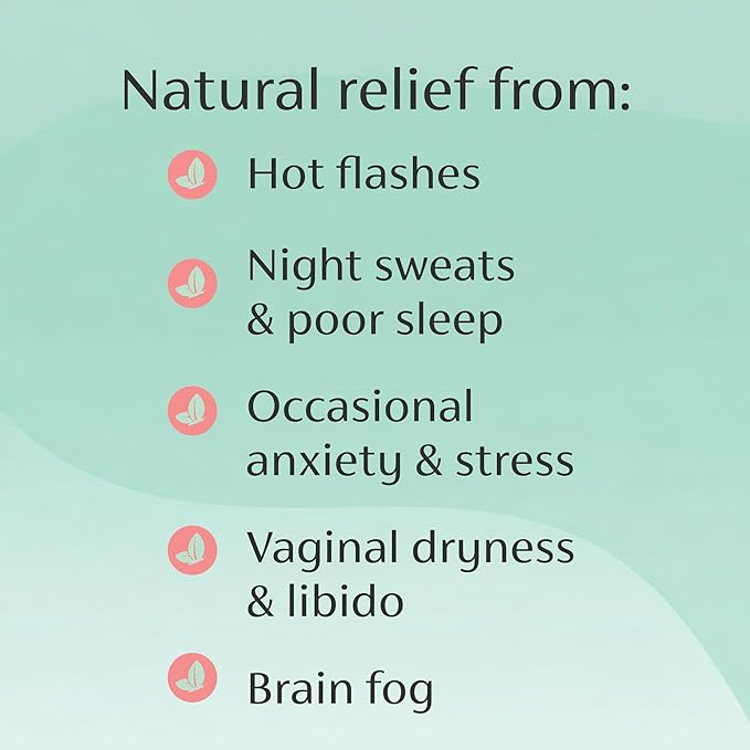 Chaly Menopause Supplements for Women with Ashwagandha KSM 66 and Saffron | Hot Flash, Bloating, Libido, Vaginal Dryness, Stress, and Mood Support Supplement | Menopause Relief Supplements | 60 Count