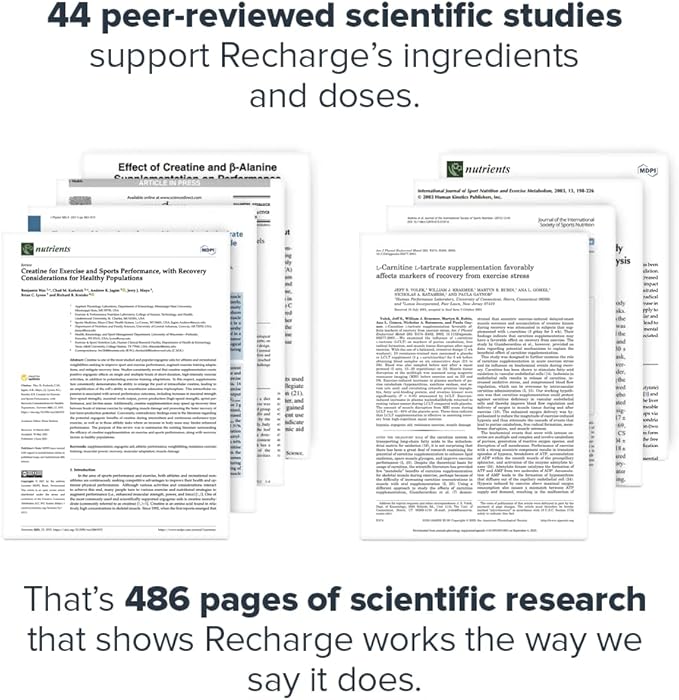 LEGION Athletics Recharge Post Workout Supplement - All Natural Muscle Builder & Recovery Drink with Creatine Monohydrate. Naturally Sweetened & Flavored, Safe & Healthy (Watermelon, 60 Servings)
