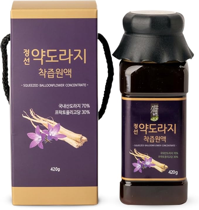 Korean Bellflower Root Extract (Doraji) Concentrate – Natural Plant-Based Concentrate for Throat Support, 420g