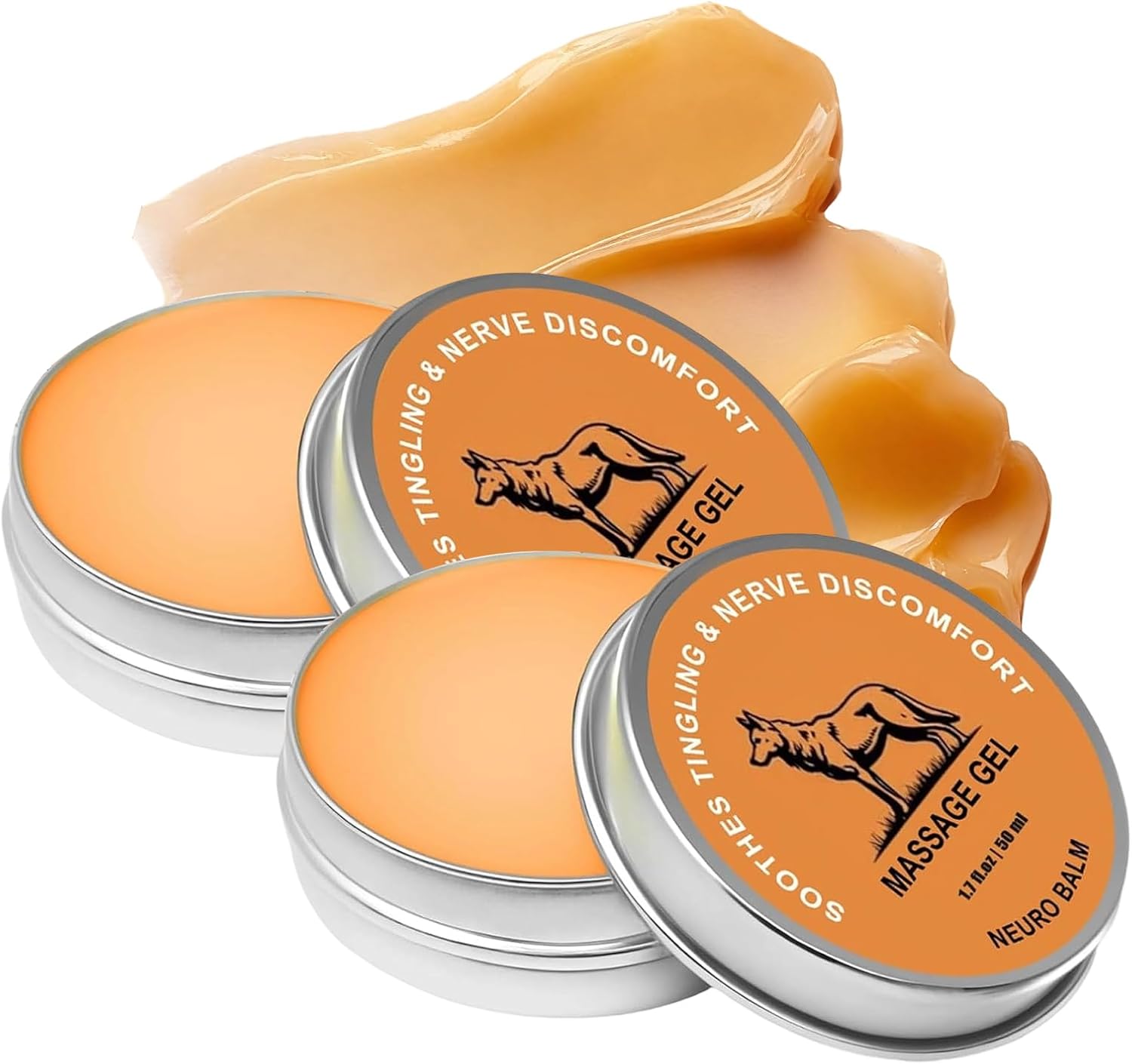 Therawolf Neuro Balm, Nerve Relief Balm for Neuropathy, Joint Care Soothing Cream, Natural Joint Care Soothing Massage Cream, Herbal Cooling Ointment for Daily Body Comfort & Care (2PCS)