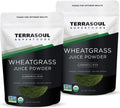 Terrasoul Superfoods Organic Wheat Grass Juice Powder, 10 Oz (2 Pack) - Grown in Utah, Made from Concentrated Juice, Superior to Wheatgrass
