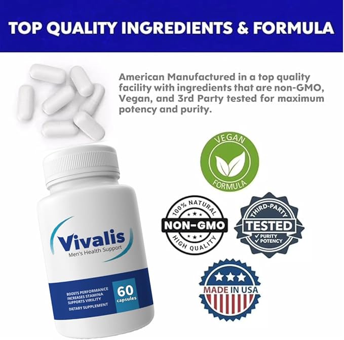 VIVALIS Pills Advanced Formula Supplement Pro Maximum Strength Support, Capsules for Health Support Premium Formula (60 Capsules) (1)
