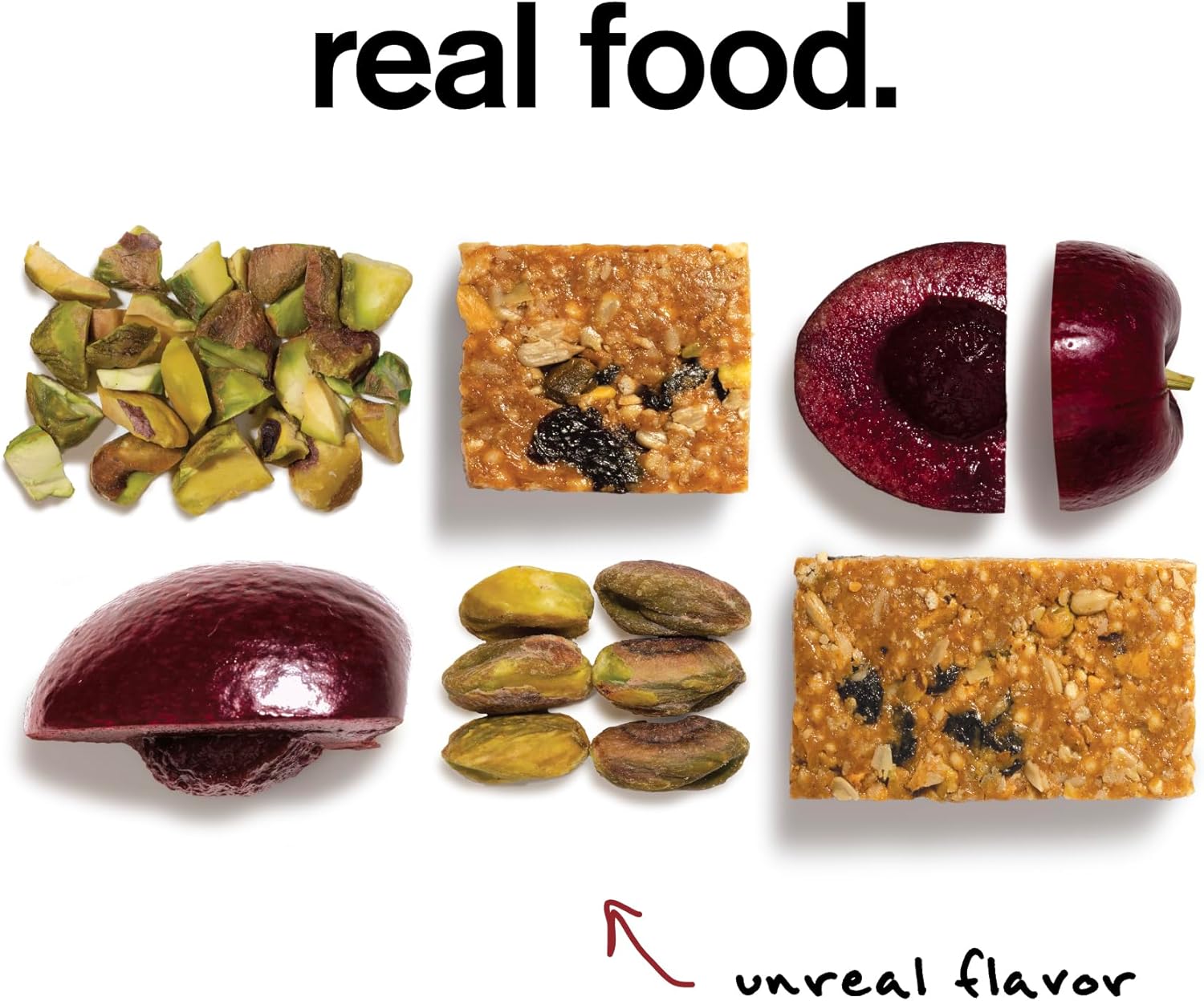 Skratch Labs Energy Bar | Cherry + Pistachio (12 Pack) | Plant Based Healthy Snack | Low Sugar - 5g Protein | Non-GMO, Gluten Free, Soy Free, Vegan, Kosher