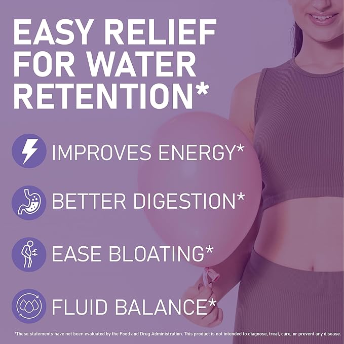 PlanP – Premium All-Natural Diuretic Gummies for Bloating & Water Retention Relief – Plant-Based Formula with Dandelion, Cranberry & Hibiscus – 60 Gummies (30-Day Supply) Made in The USA