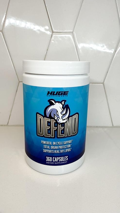 Defend Cycle Support - Most Stacked & Complete Organ Protection, Liver Support, Kidneys, Heart, Prostate & Immune System On Cycle - Contains NAC, TUDCA, Milk Thistle, Astragalus & More (360 Capsules)