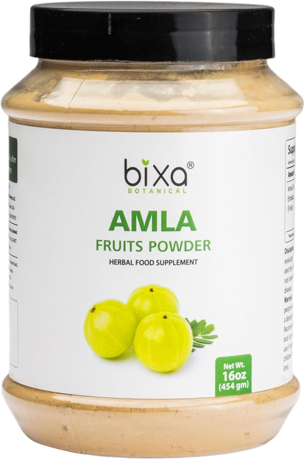 bixa BOTANICAL Amla Powder (Emblica officinalis),1 Pound (16 Oz) | Herbal Supplement Antioxidant & Immunity Booster