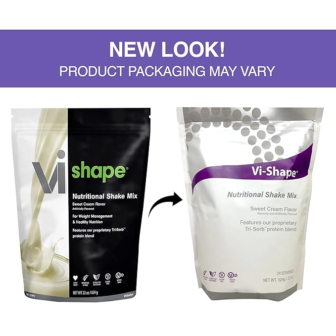 Vi Shape Original Nutritional Shake Mix Sweet Cream Flavor | 22oz (1 Bag, 24 Servings)