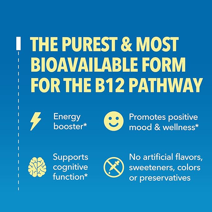 USDA Organic Vitamin B12 Liquid Drops - Methylcobalamin for Enhanced Energy and Nervous System Support - 30 Servings - Highly Bioavailable for Absorption - Non-GMO, Vegan, Strawberry Flavor, 1 Fl Oz